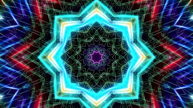 Soyut sürekli değişen ışık, Festival arka plan.