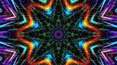 Soyut sürekli değişen ışık, Festival arka plan.