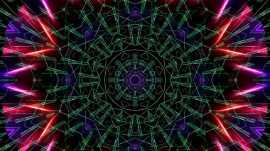 Soyut sürekli değişen ışık, Festival arka plan.