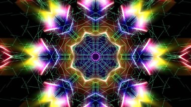 Soyut sürekli değişen ışık, Festival arka plan.