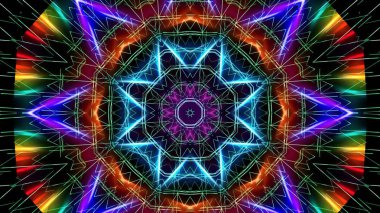 Soyut sürekli değişen ışık, Festival arka plan.