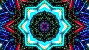 Soyut sürekli değişen ışık, Festival arka plan.