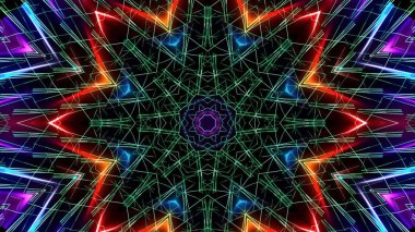 Soyut sürekli değişen ışık, Festival arka plan.