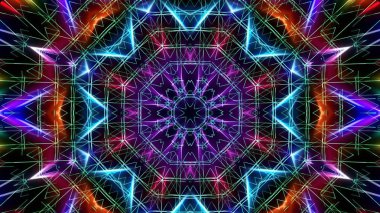 Soyut sürekli değişen ışık, Festival arka plan.