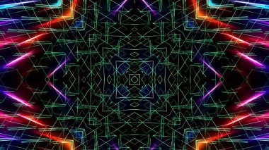 Soyut sürekli değişen ışık, Festival arka plan.