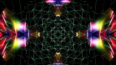 Soyut sürekli değişen ışık, Festival arka plan.