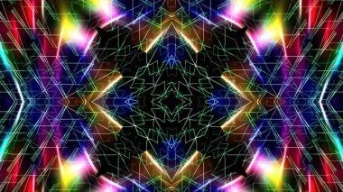 Soyut sürekli değişen ışık, Festival arka plan.