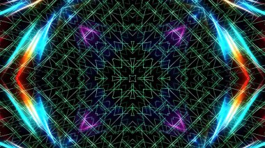 Soyut sürekli değişen ışık, Festival arka plan.