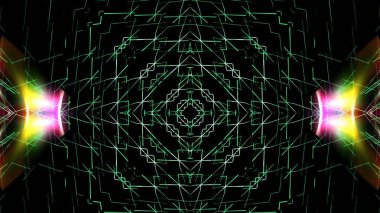 Soyut sürekli değişen ışık, Festival arka plan.