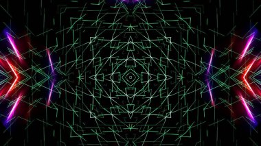 Soyut sürekli değişen ışık, Festival arka plan.