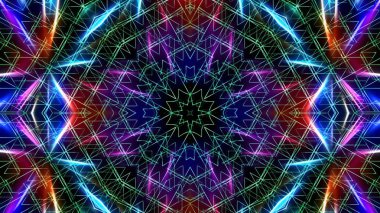 Soyut sürekli değişen ışık, Festival arka plan.