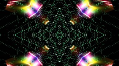 Soyut sürekli değişen ışık, Festival arka plan.