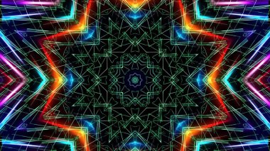 Soyut sürekli değişen ışık, Festival arka plan.