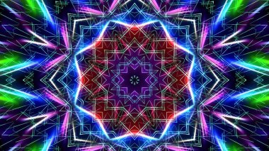 Soyut sürekli değişen ışık, Festival arka plan.