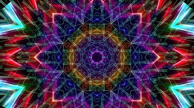 Soyut sürekli değişen ışık, Festival arka plan.