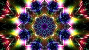 Soyut sürekli değişen ışık, Festival arka plan.