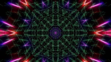 Soyut sürekli değişen ışık, Festival arka plan.