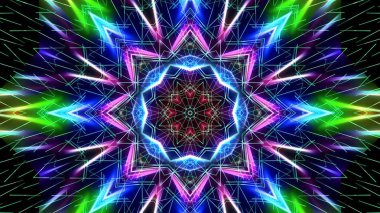 Soyut sürekli değişen ışık, Festival arka plan.