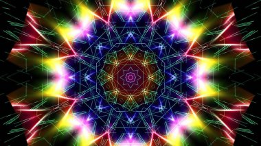 Soyut sürekli değişen ışık, Festival arka plan.