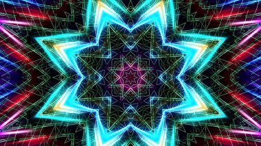 Soyut sürekli değişen ışık, Festival arka plan.