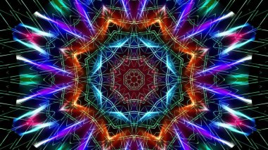 Soyut sürekli değişen ışık, Festival arka plan.