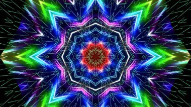 Soyut sürekli değişen ışık, Festival arka plan.