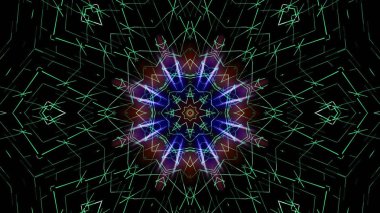 Soyut sürekli değişen ışık, Festival arka plan.