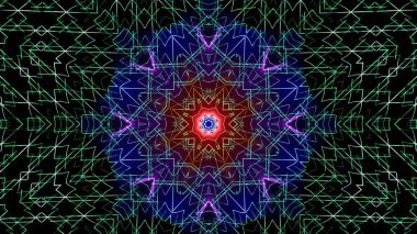 Soyut sürekli değişen ışık, Festival arka plan.