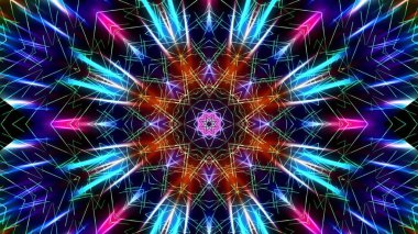 Soyut sürekli değişen ışık, Festival arka plan.