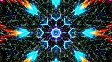 Soyut sürekli değişen ışık, Festival arka plan.