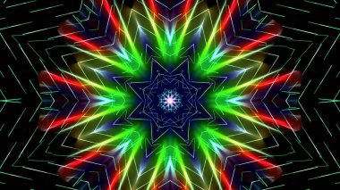 Soyut sürekli değişen ışık, Festival arka plan.