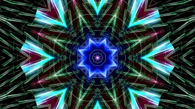 Soyut sürekli değişen ışık, Festival arka plan.