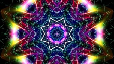 Soyut sürekli değişen ışık, Festival arka plan.