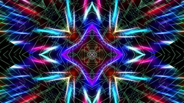 Soyut sürekli değişen ışık, Festival arka plan.