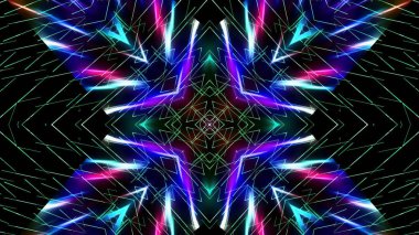 Soyut sürekli değişen ışık, Festival arka plan.