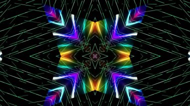 Soyut sürekli değişen ışık, Festival arka plan.