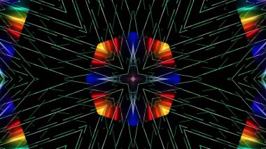 Soyut sürekli değişen ışık, Festival arka plan.