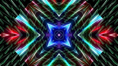 Soyut sürekli değişen ışık, Festival arka plan.