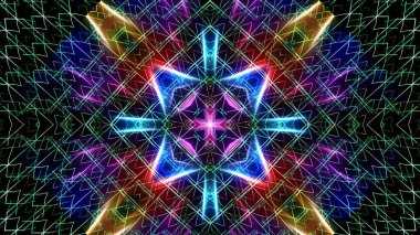 Soyut sürekli değişen ışık, Festival arka plan.