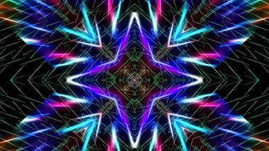 Soyut sürekli değişen ışık, Festival arka plan.