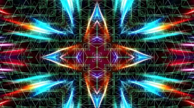 Soyut sürekli değişen ışık, Festival arka plan.