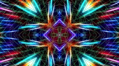 Soyut sürekli değişen ışık, Festival arka plan.