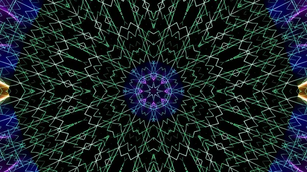 Abstrakte Kaleidoskopische Lichter Festlicher Hintergrund — Stockfoto