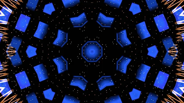 Abstrakte Kaleidoskopische Lichter Festlicher Hintergrund — Stockfoto