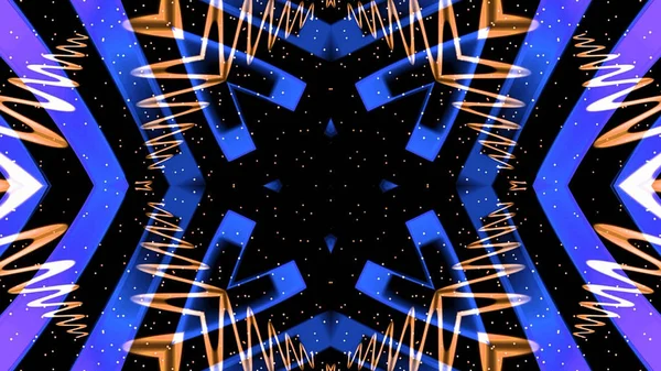 Abstract Kaleidoscopic Lights Festive Background — Stock Photo, Image