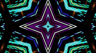 Soyut sürekli değişen ışık, Festival arka plan.