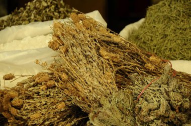 Çay ve aromaterapi kurumuş otlar