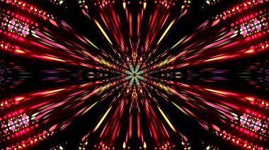 Soyut kaleidescopic club, parti, tv şovları, konserler, müzik korumaları, gece kulüpleri, diskolar ve trance olayları partilerde vj projeksiyonları için sahne ışıkları uygundur.