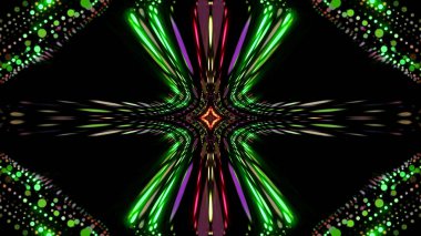 Soyut kaleidescopic club, parti, tv şovları, konserler, müzik korumaları, gece kulüpleri, diskolar ve trance olayları partilerde vj projeksiyonları için sahne ışıkları uygundur.