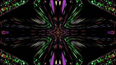 Soyut kaleidescopic club, parti, tv şovları, konserler, müzik korumaları, gece kulüpleri, diskolar ve trance olayları partilerde vj projeksiyonları için sahne ışıkları uygundur.